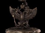 Бокал для коньяка Герб (латунь, стекло)