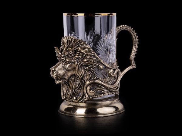 Подстаканник Лев подарочный