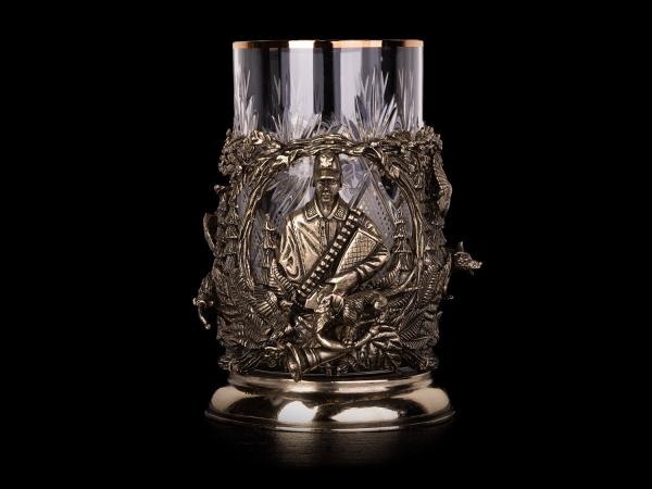 Подстаканник Охотник подарочный