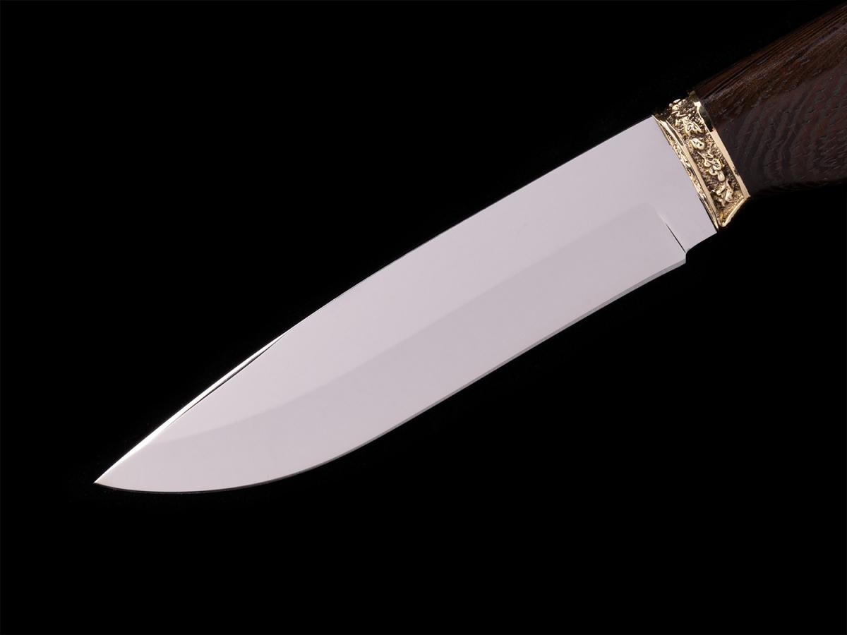 Нож для пикника Лев (65х13, Венге, латунь)
