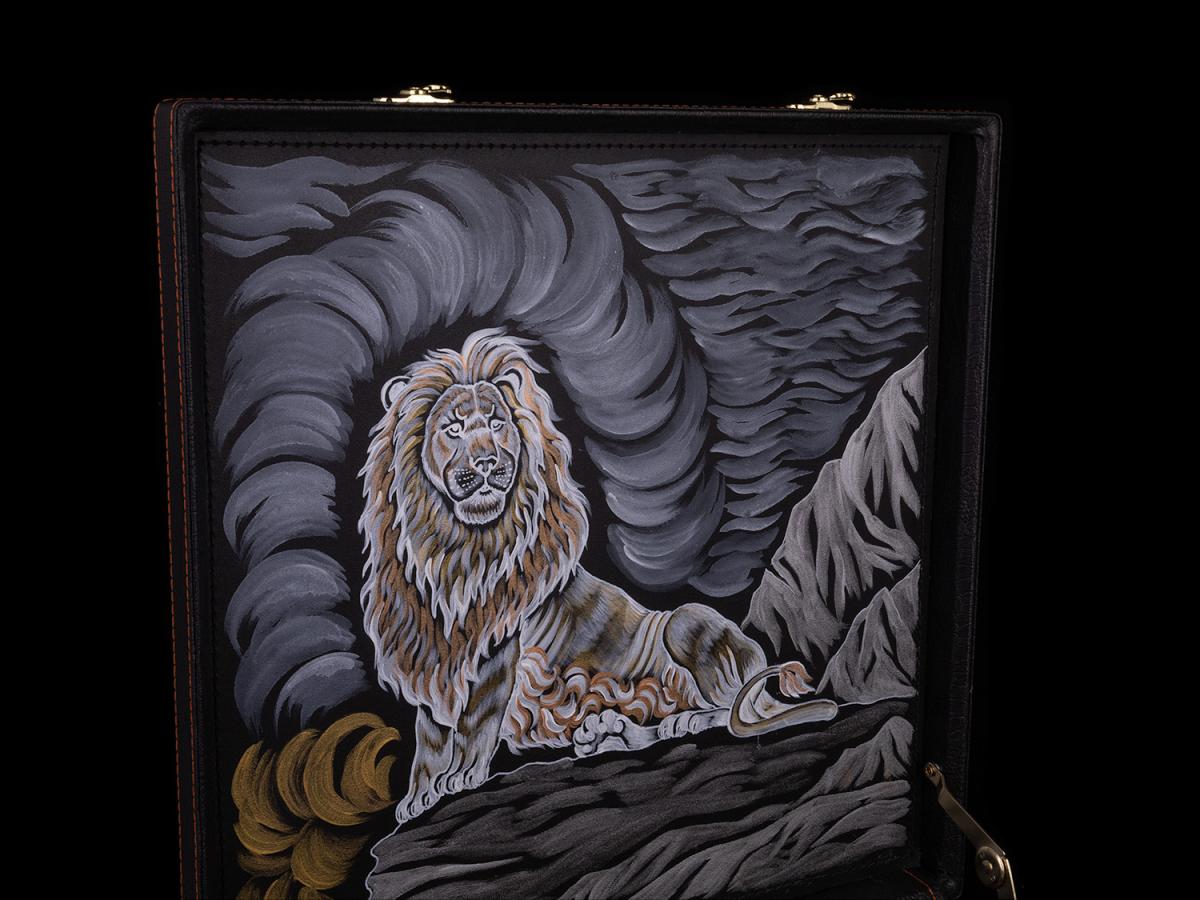 Бокалы для коньяка Царский лев 6 шт в подарочном кейсе