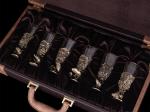 Лафитники Русская рыбалка 6 шт в кейсе с накладкой