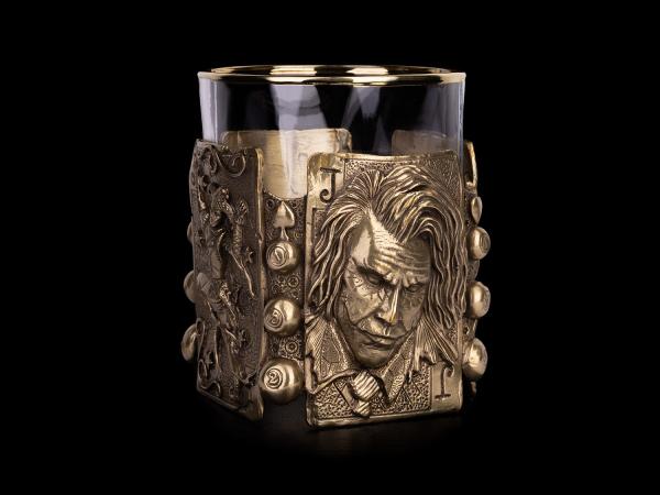 Стакан для виски Джокер (Латунь, стекло)