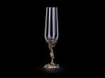 4 бокала для шампанского в кейсе Виноградная лоза
