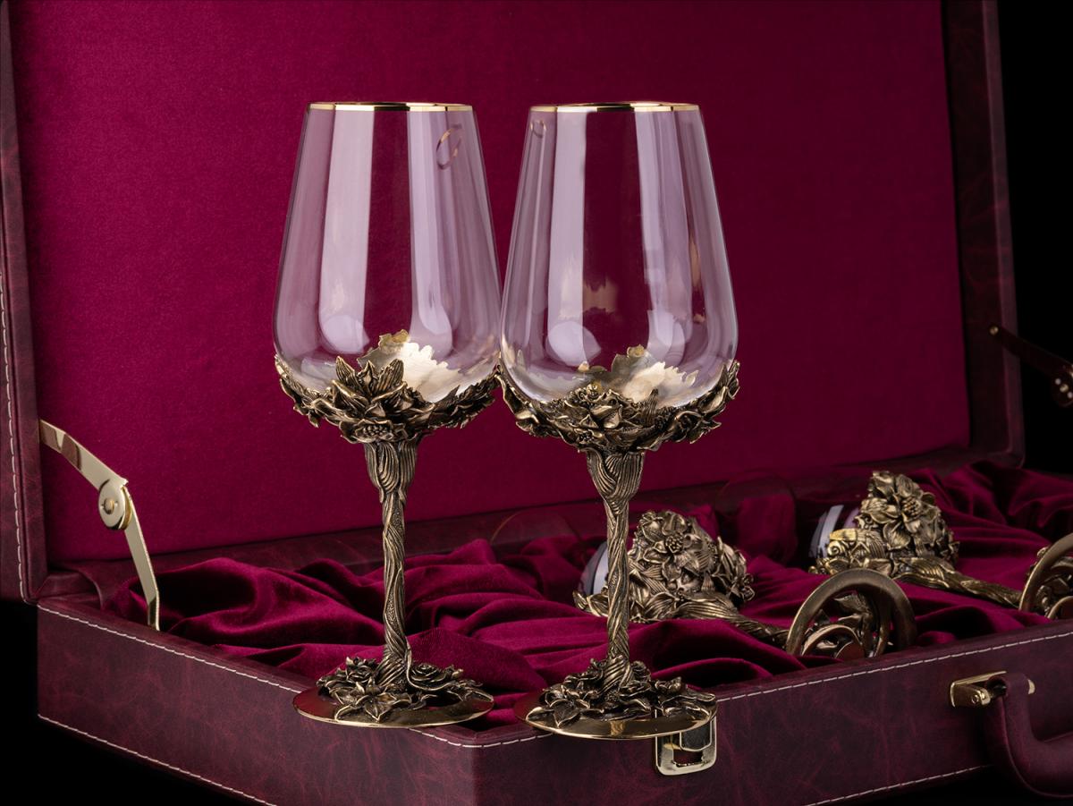 4 бокала для вина в кейсе Нарцисс
