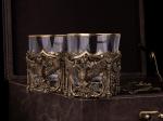 Набор бокалов для виски Герб 4 шт