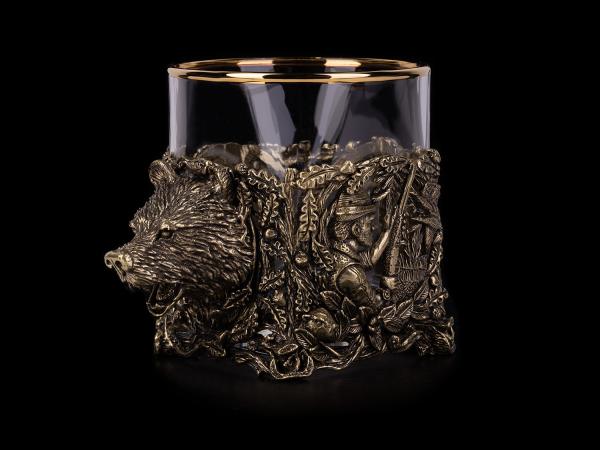 Бокал для виски Лучшему охотнику (Медведь)