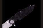 Складной нож Баланс (М390, черный хаотичный карбон)