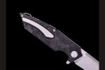 Складной нож Баланс (М390, черный хаотичный карбон)