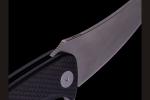 Складной нож Афалина (Х12МФ, черный G-10)