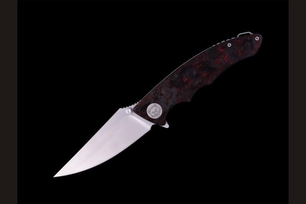 Складной нож Рубикон (N690, рукоять карбон)