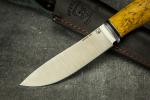Нож Крит (N690, стабилизированная карельская береза)