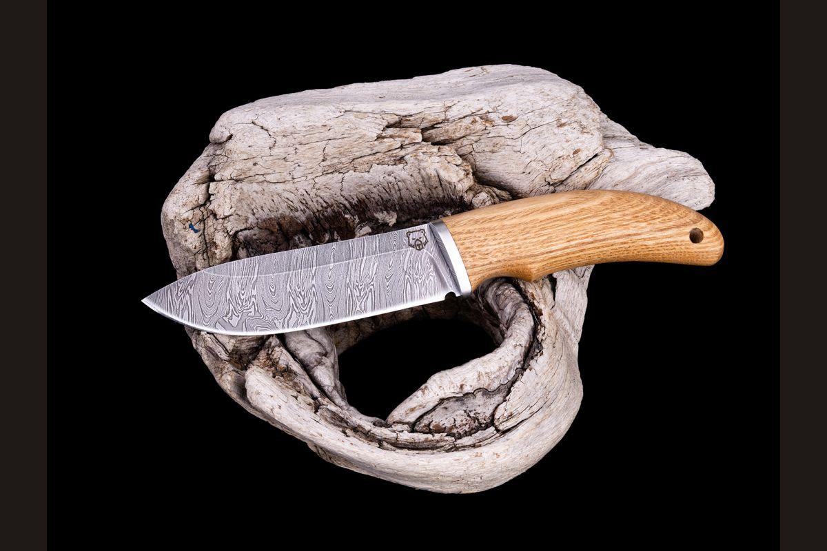 Нож Кабанчик (Дамаск, Ясень)