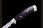 Нож Филейный (N690, черный граб, мельхиор)