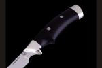 Нож Филейный (N690, черный граб, мельхиор)