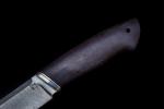 Нож Русский 2 (дамаск, чёрный граб)