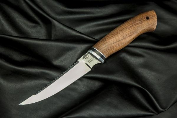 Нож Рыбак (95х18, орех)