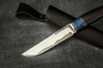 Нож Таежный (Х12МФ в обкладках 95Х18, черный граб, карельская береза)
