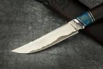 Нож Таймень (Х12МФ в обкладках 95Х18, черный граб, карельская береза)