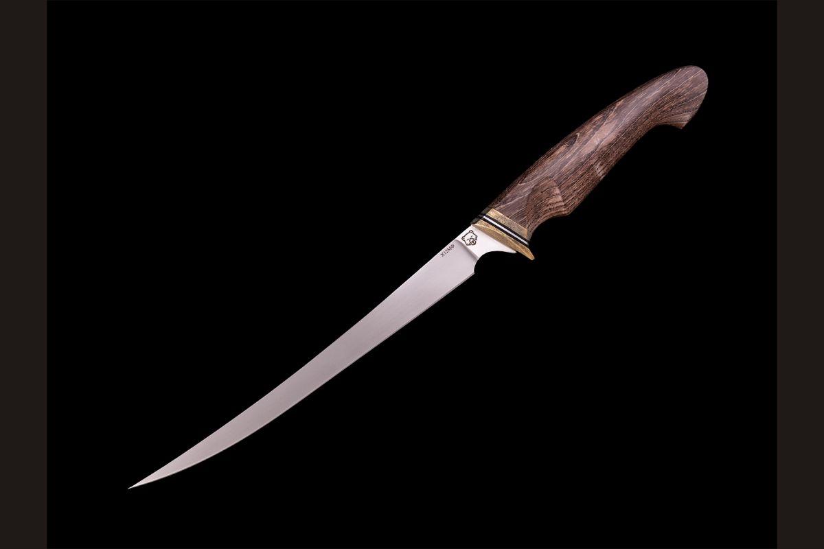 Нож Филейный (Х12МФ, Стабилизированый ясень)