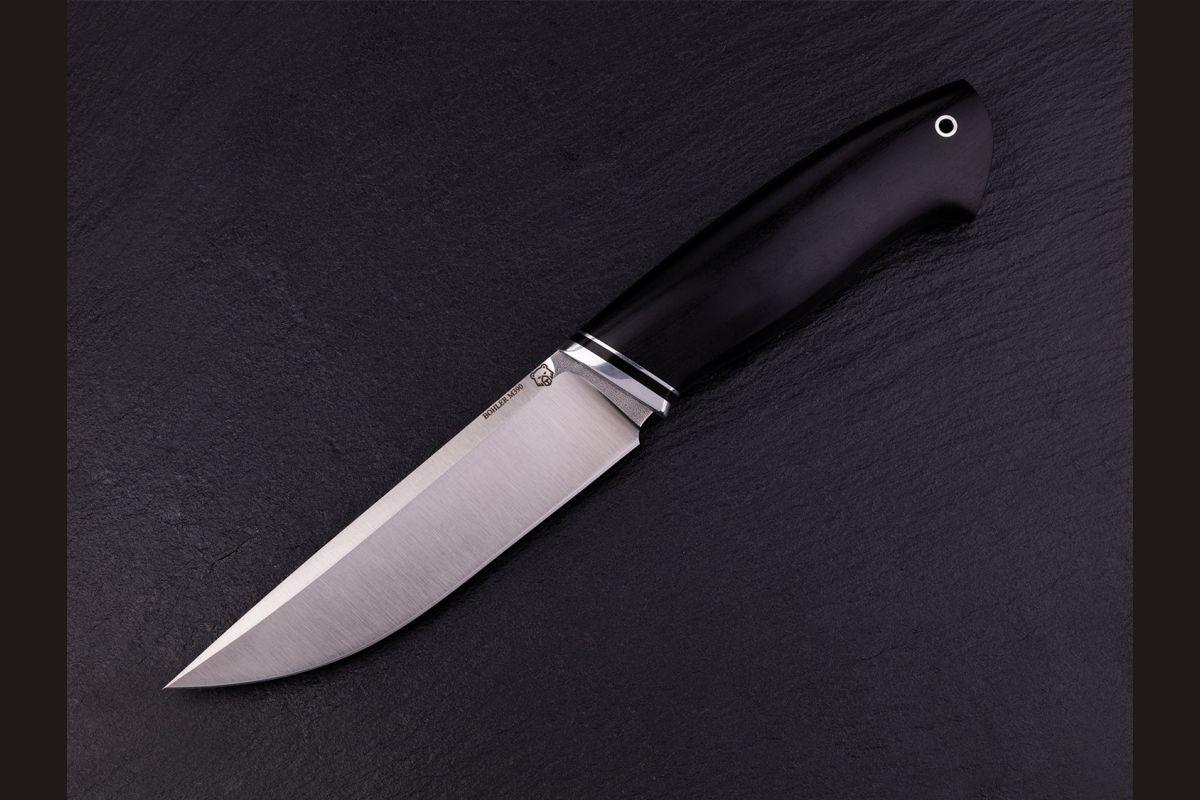 Нож Русский 2 (M390, чёрный граб)