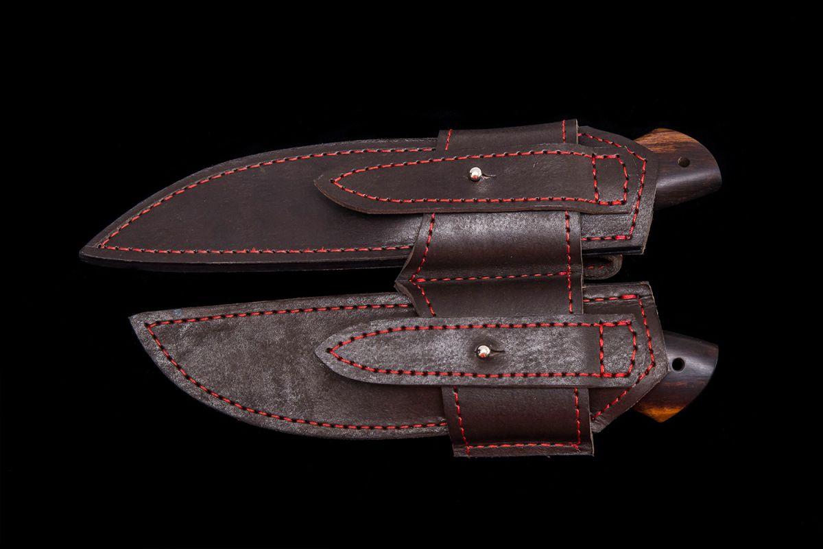 Охотничий комплект Спарки (Bohler M390, больстер мельхиор, айронвуд)