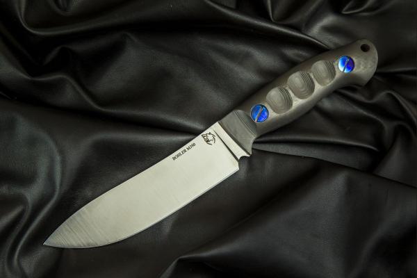 Нож Сибирь (M390, карбон, цельнометаллический)
