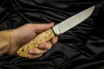 Нож Лиса (M390, карельская береза)