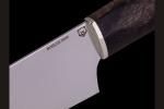 N690 Кухонный нож шеф 2 (N690, карельская береза)