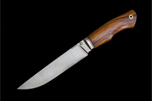 Нож Охотник 2 (S390, спуски от обуха, айронвуд)
