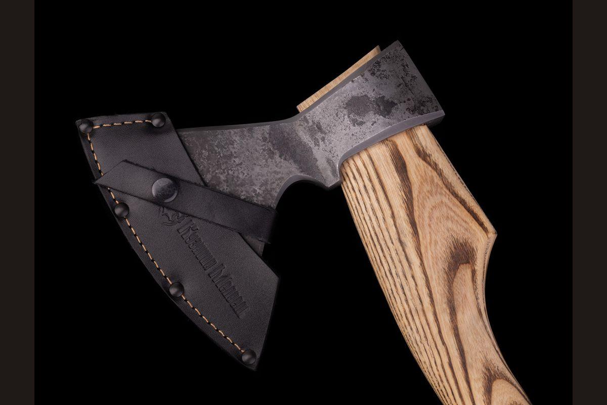 Охотничий топор (шх15 +у10а, рукоять ясень)