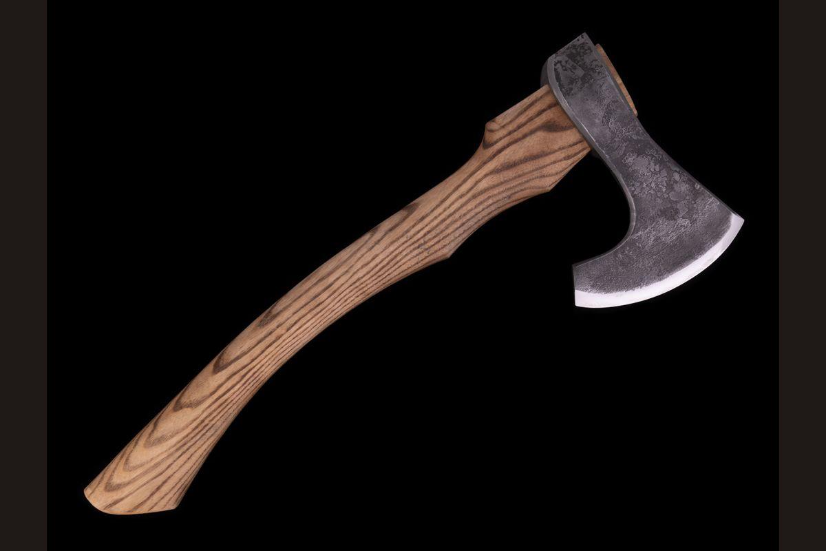 Охотничий топор 2  (шх15 + у10а, рукоять ясень)