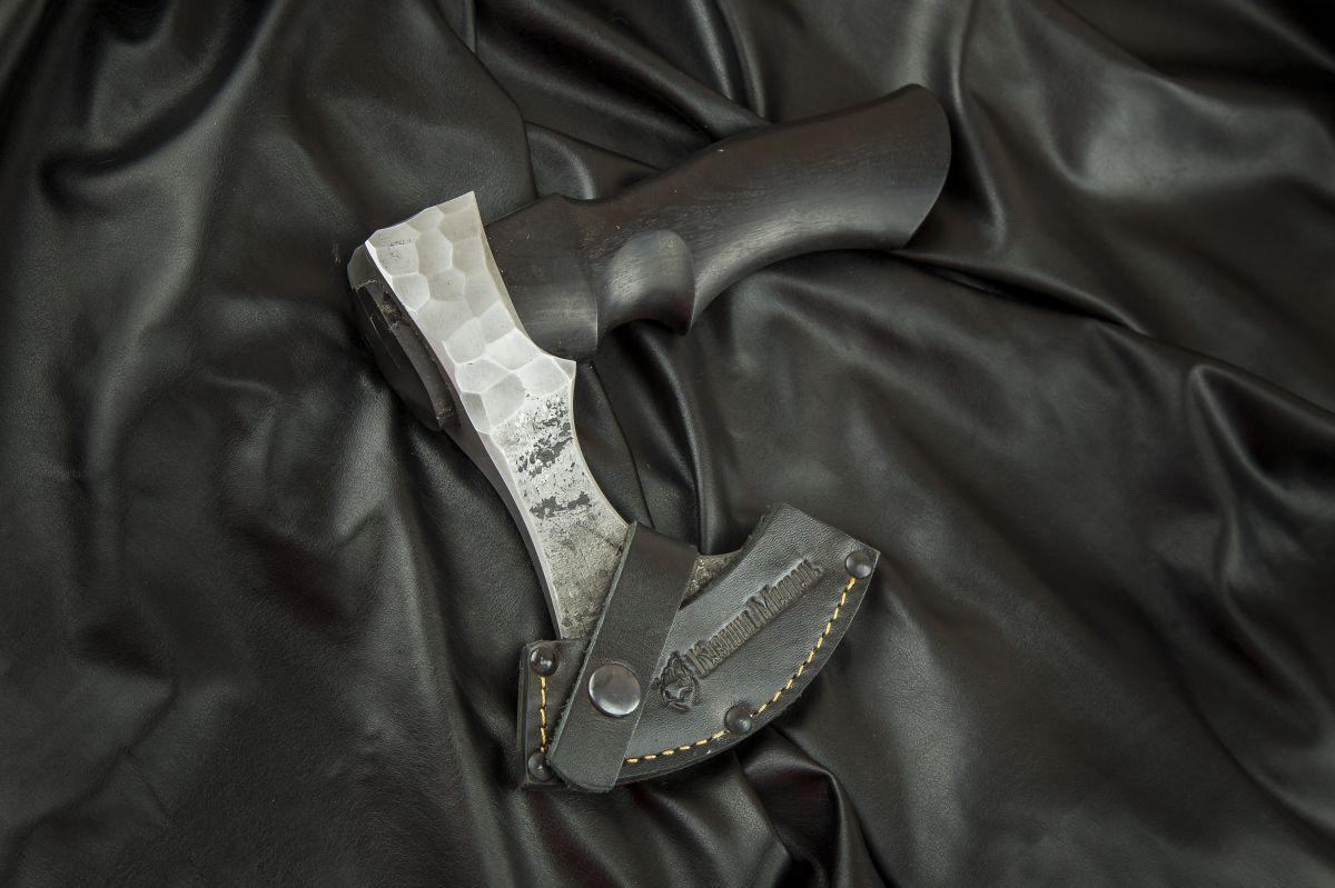 Топорик малый (шх15 + у10а, под камень, черный граб)