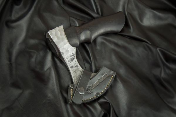 Топорик малый (шх15 + у10а, под камень, черный граб)