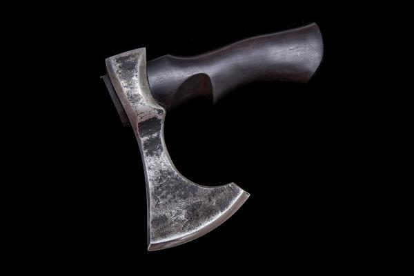 Топорик малый (шх15 + у10а, черный граб)