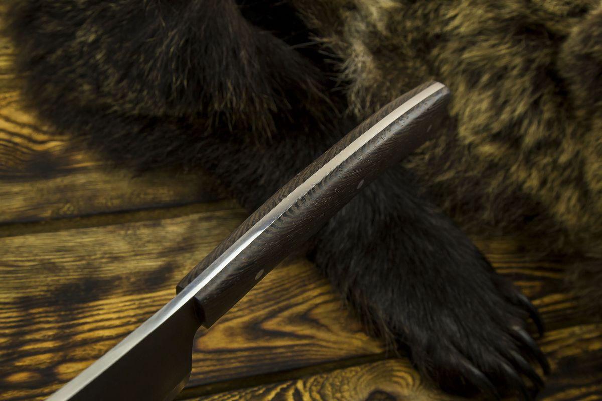 Тяпка №5 (95х18, цельнометаллическая, со следами ковки, венге)