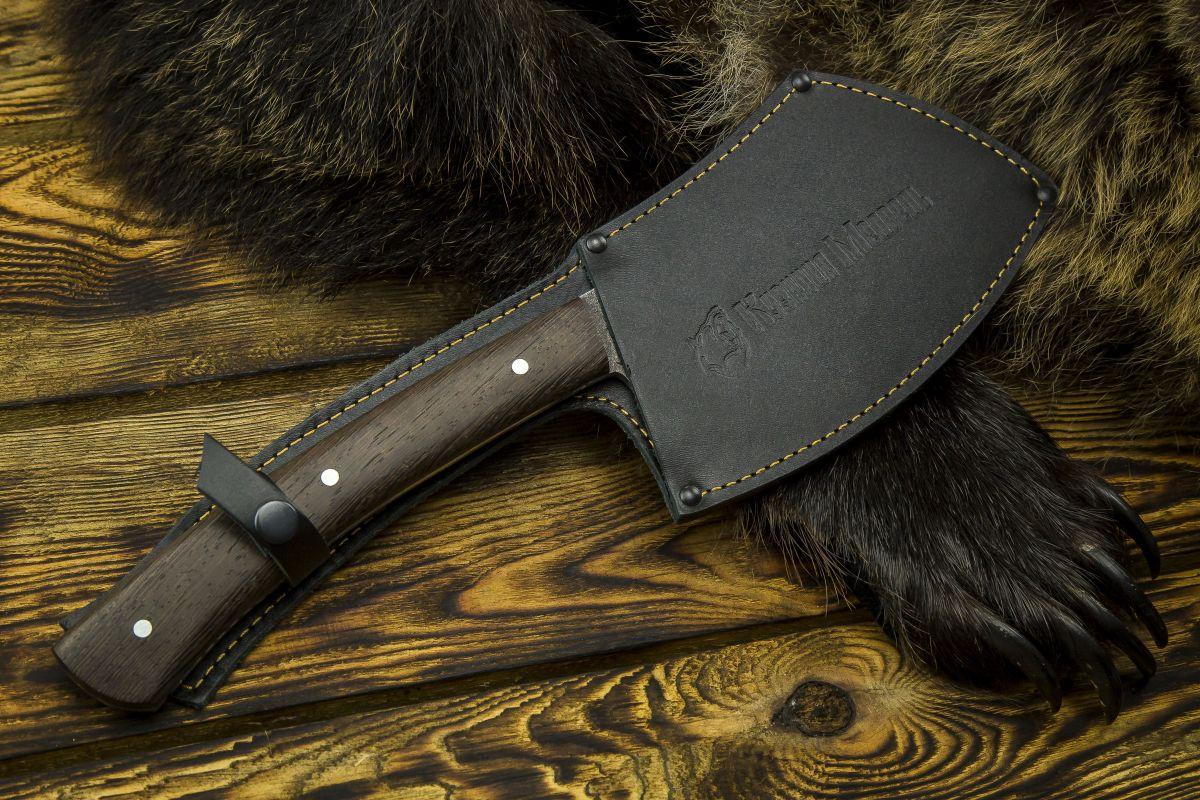 Тяпка №5 (95х18, цельнометаллическая, со следами ковки, венге)