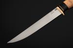 Нож Филейный большой (95х18, береста, черный граб)