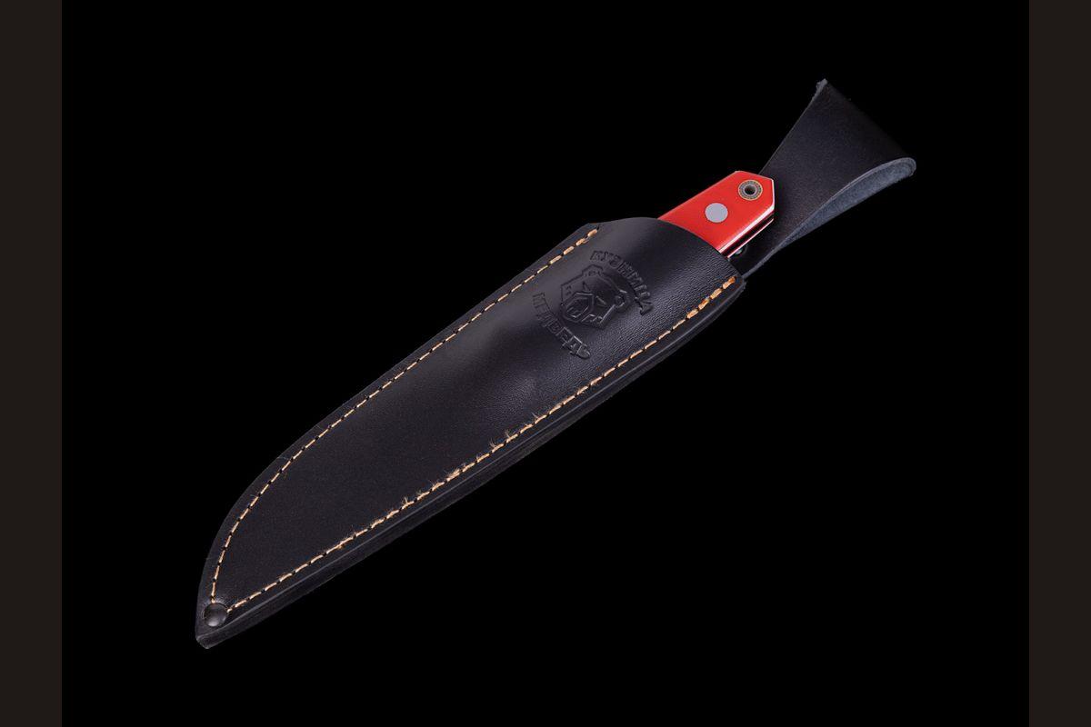 Цельнометаллический нож Геометрия (Х12МФ, накладки G10)