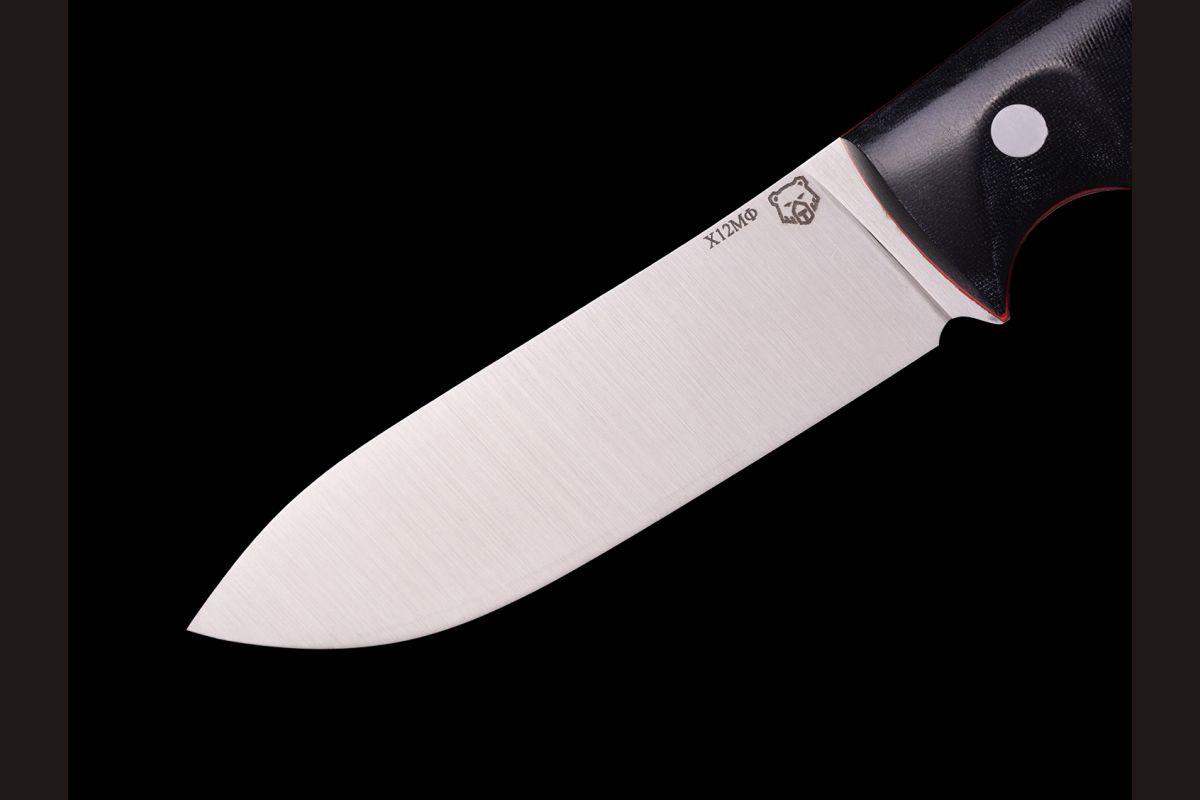 Нож Кабанчик Цельнометаллический (Х12МФ, микарта)