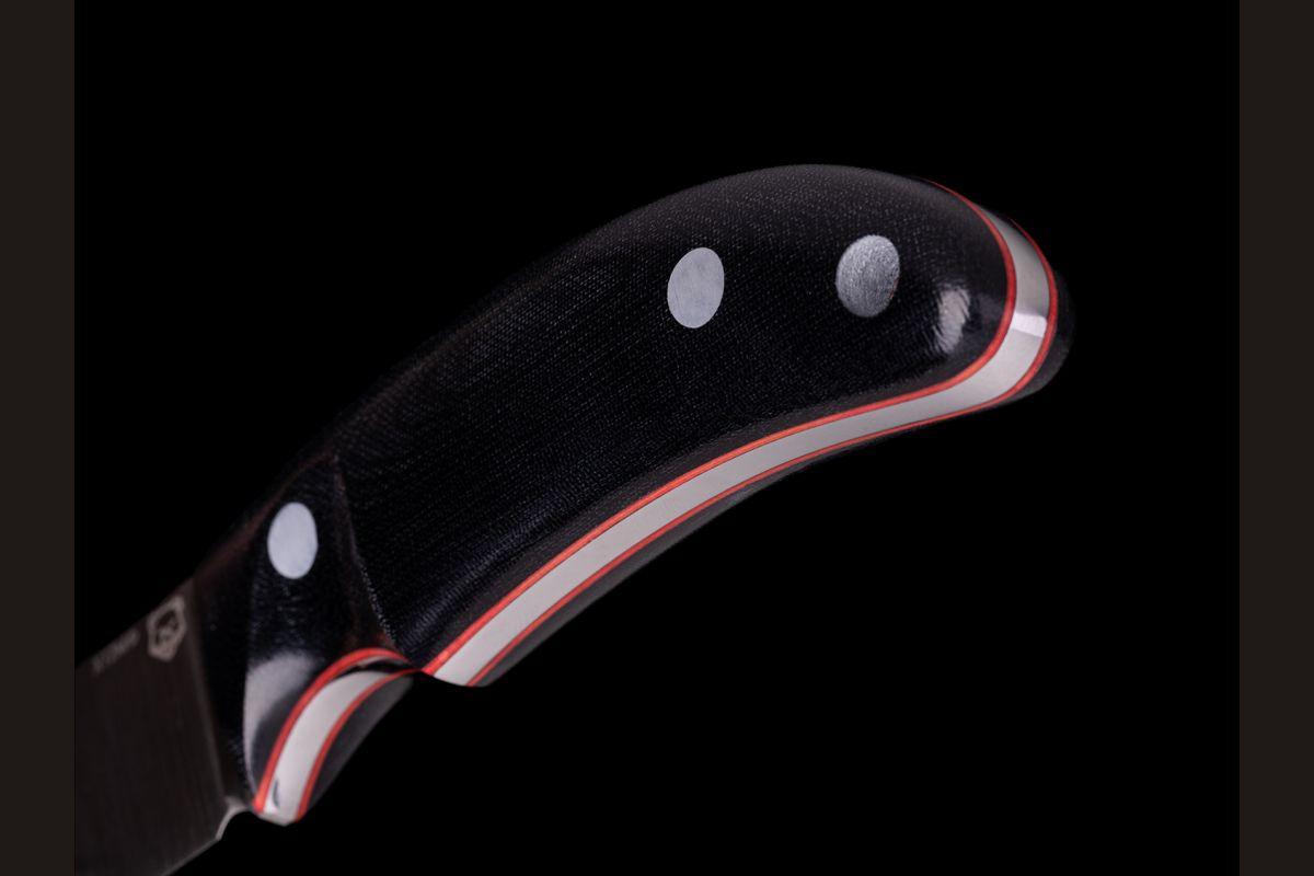 Нож Кабанчик Цельнометаллический (Х12МФ, микарта)