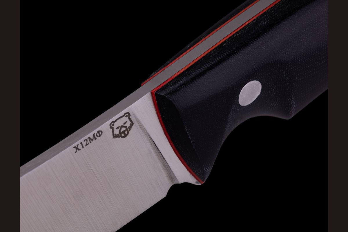Нож Кабанчик Цельнометаллический (Х12МФ, микарта)