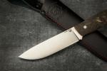Нож Крит цельнометаллический (Х12МФ, стабилизированная карельская береза)