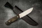 Нож Крит цельнометаллический (Х12МФ, стабилизированная карельская береза)