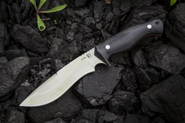 Нож Тигр (х12мф, микарта, цельнометаллический)