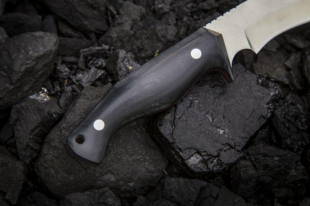 Нож Тигр (х12мф, микарта, цельнометаллический)