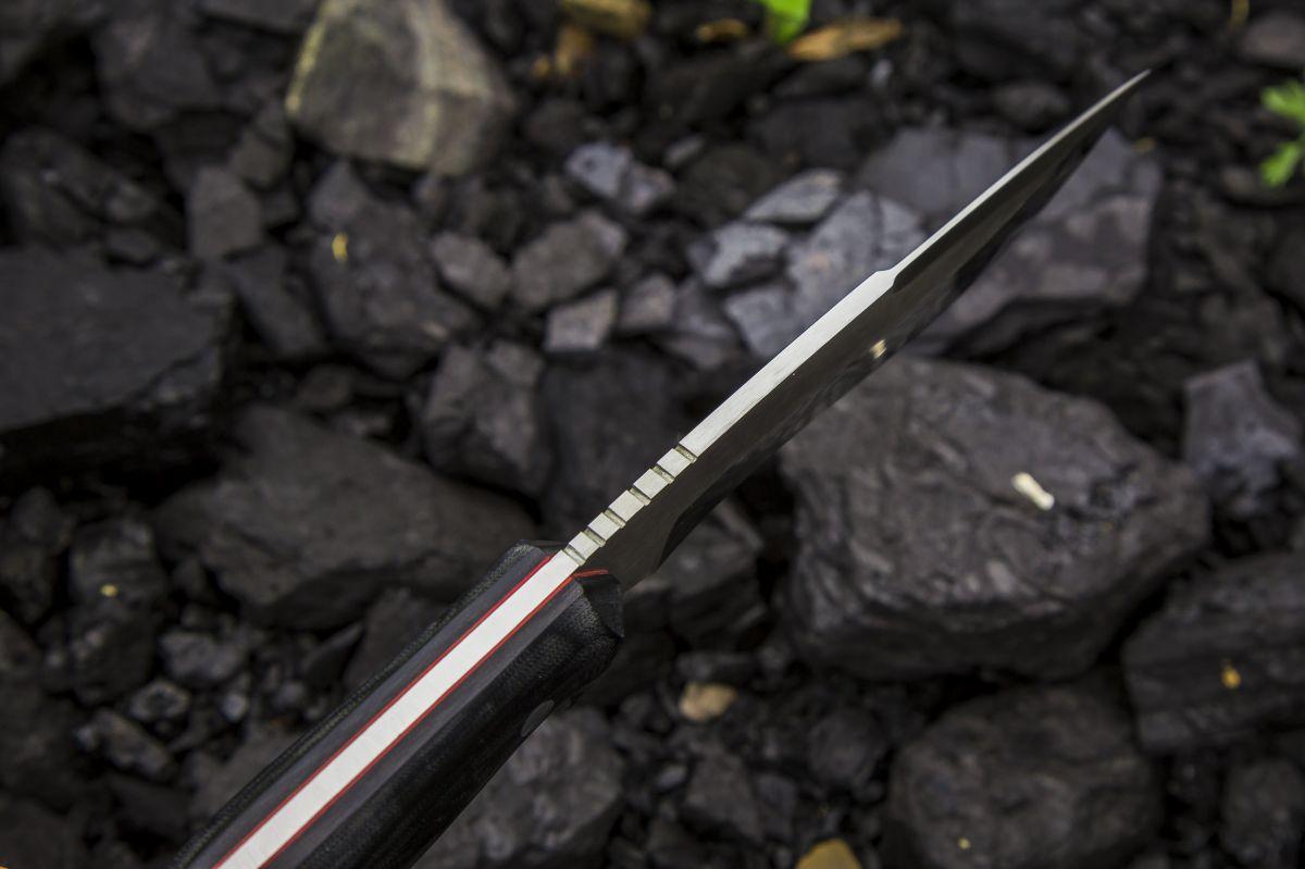 Нож Тигр (х12мф, микарта, цельнометаллический)