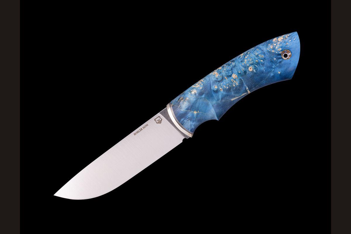 Нож Боровик-premium (М398, кап клена)