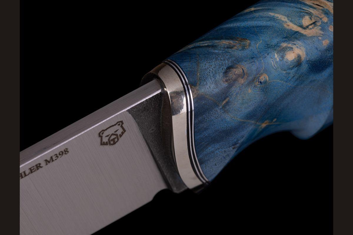 Нож Боровик-premium (М398, кап клена)