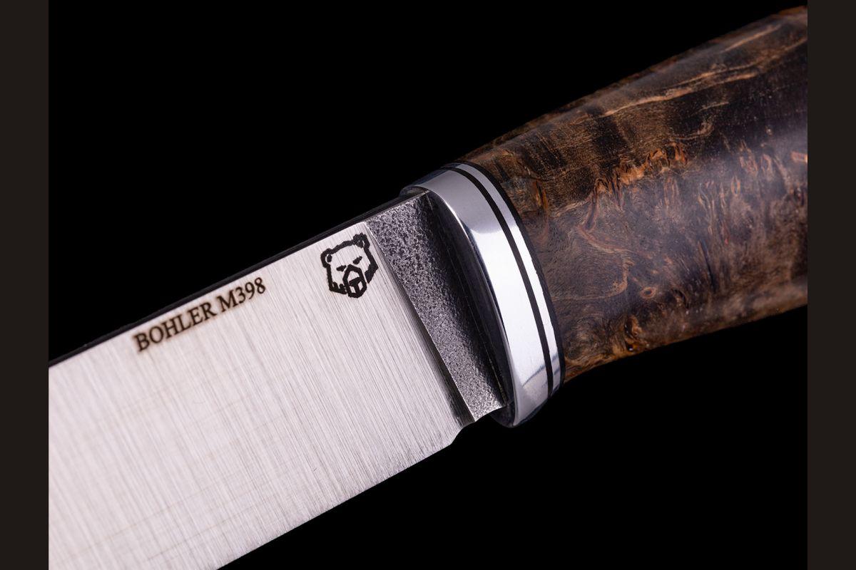 Нож Егерь (М398, карельская береза)